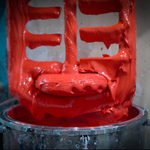 Pyrrole Red Heavy Texture - Gaffrey Art Material