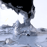 Silver Metallic Heavy Texture