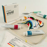 Vivid Acrylic Colors - Texture Companion 4 Pack
