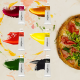 Acrylic Color Pizza Spices Set (6 Piece)