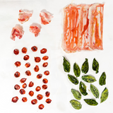 Acrylic Color Pizza Spices Set (6 Piece)