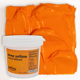 Deep Yellow Heavy Body Texture Acrylic Paint