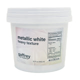 Metallic White Heavy Body Texture Acrylic Paint