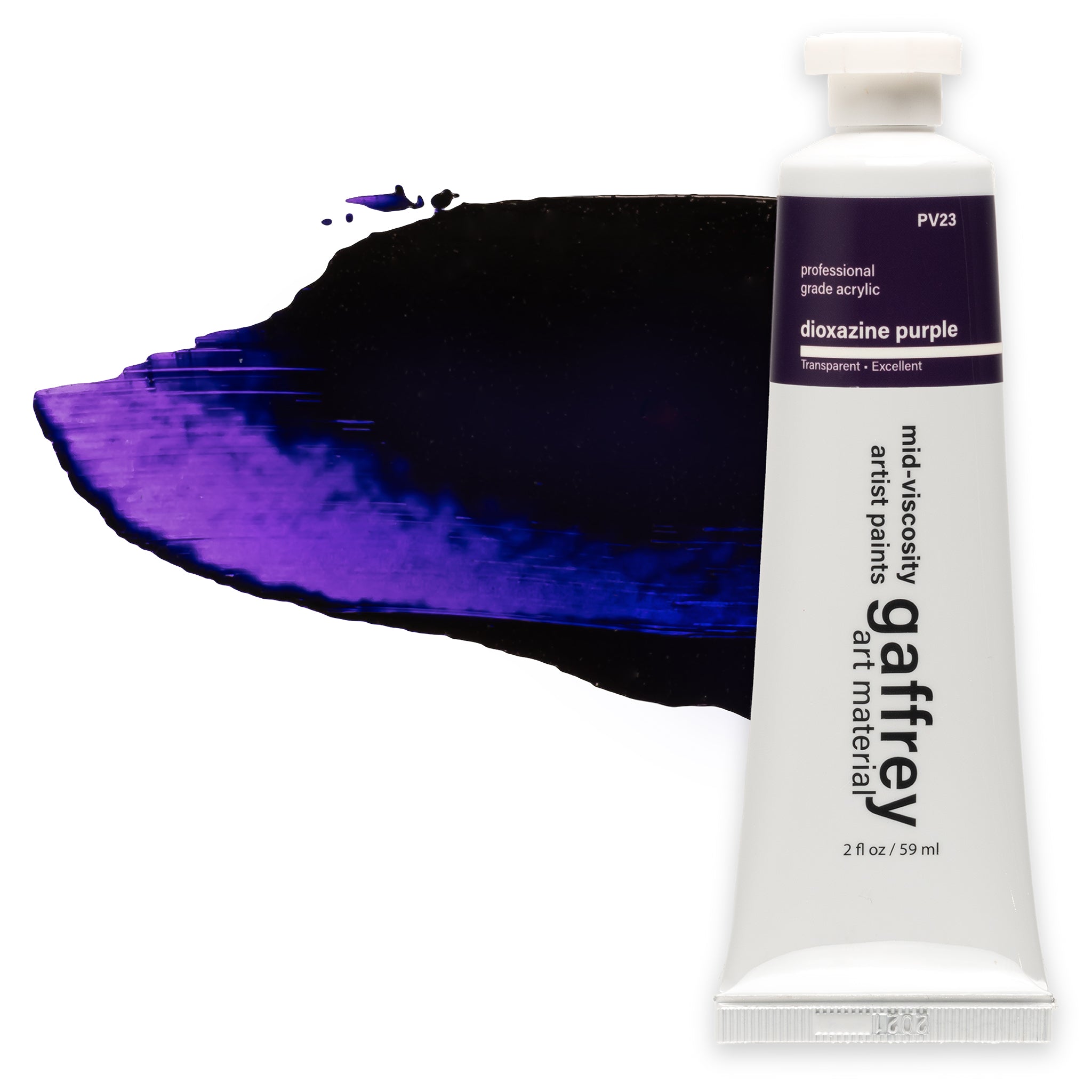 Dioxazine Purple Artist Acrylic Paint - Gaffrey Art Material