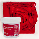 Permanent Red Heavy Body Texture Acrylic Paint