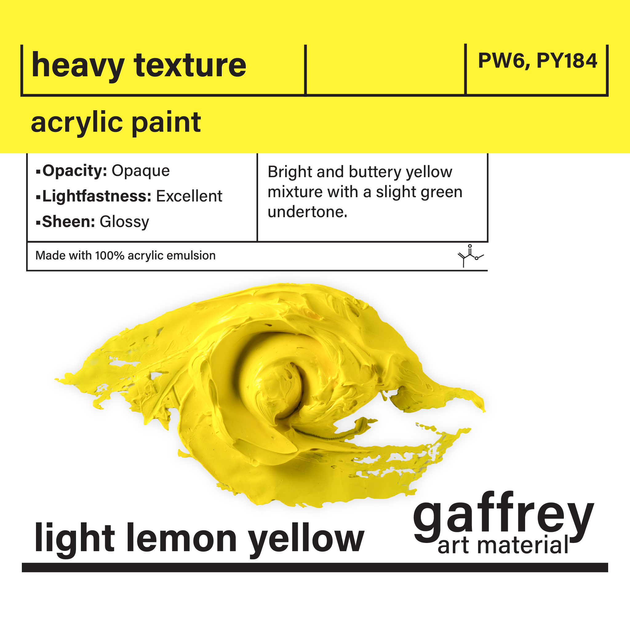 gaffrey art Gold Heavy Body Texture Acrylic Paint – Gaffrey Art Material
