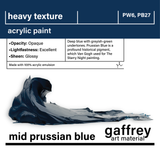 Prussian Blue Heavy Texture | LIMITED RUN