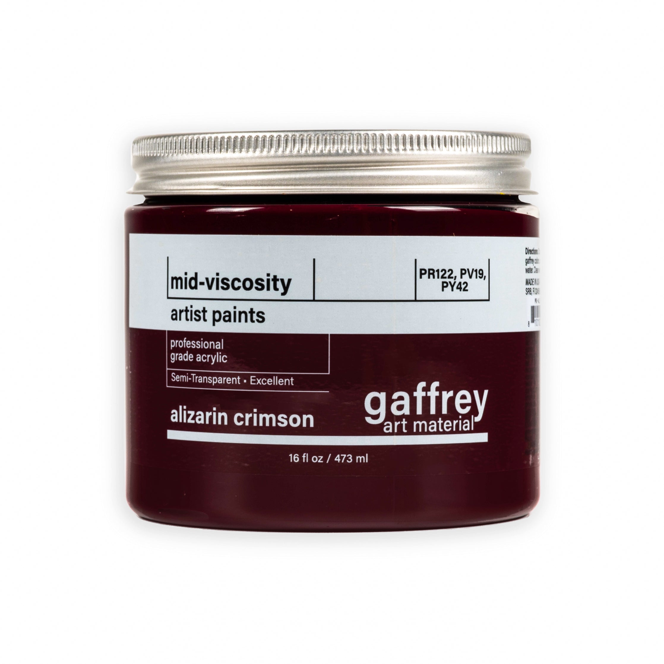 Acrylic Colors Clearance - 16 oz, Jars