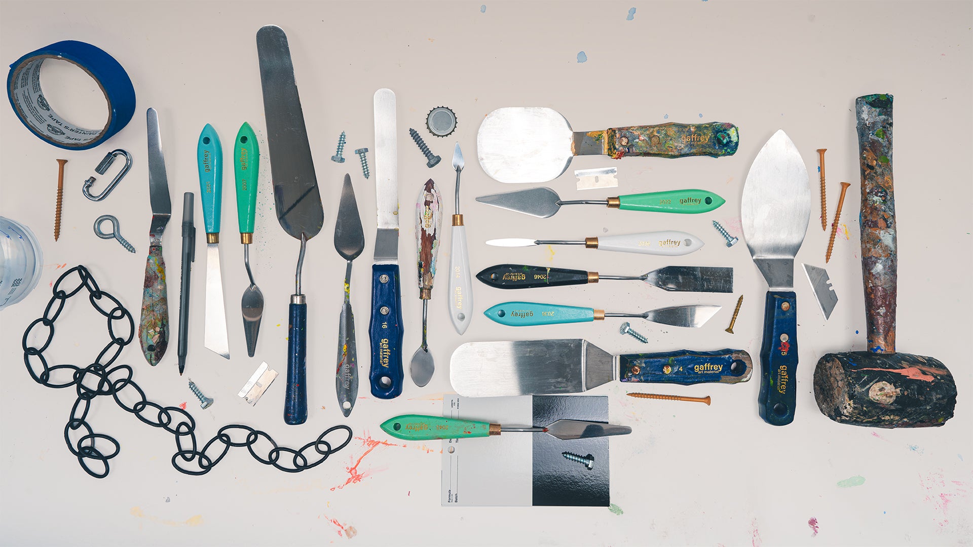 New palette knives