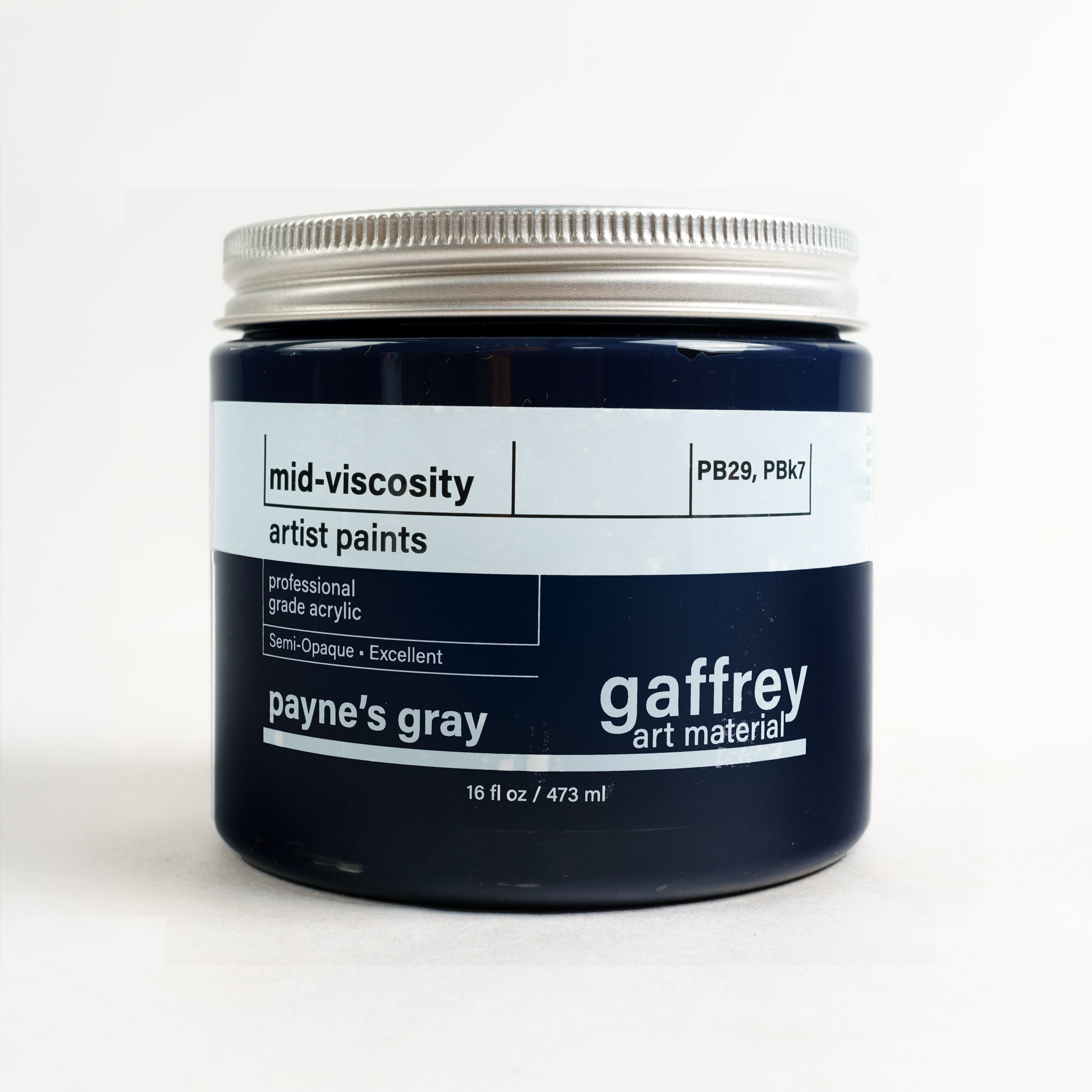 Acrylic Colors Clearance - 16 oz, Jars