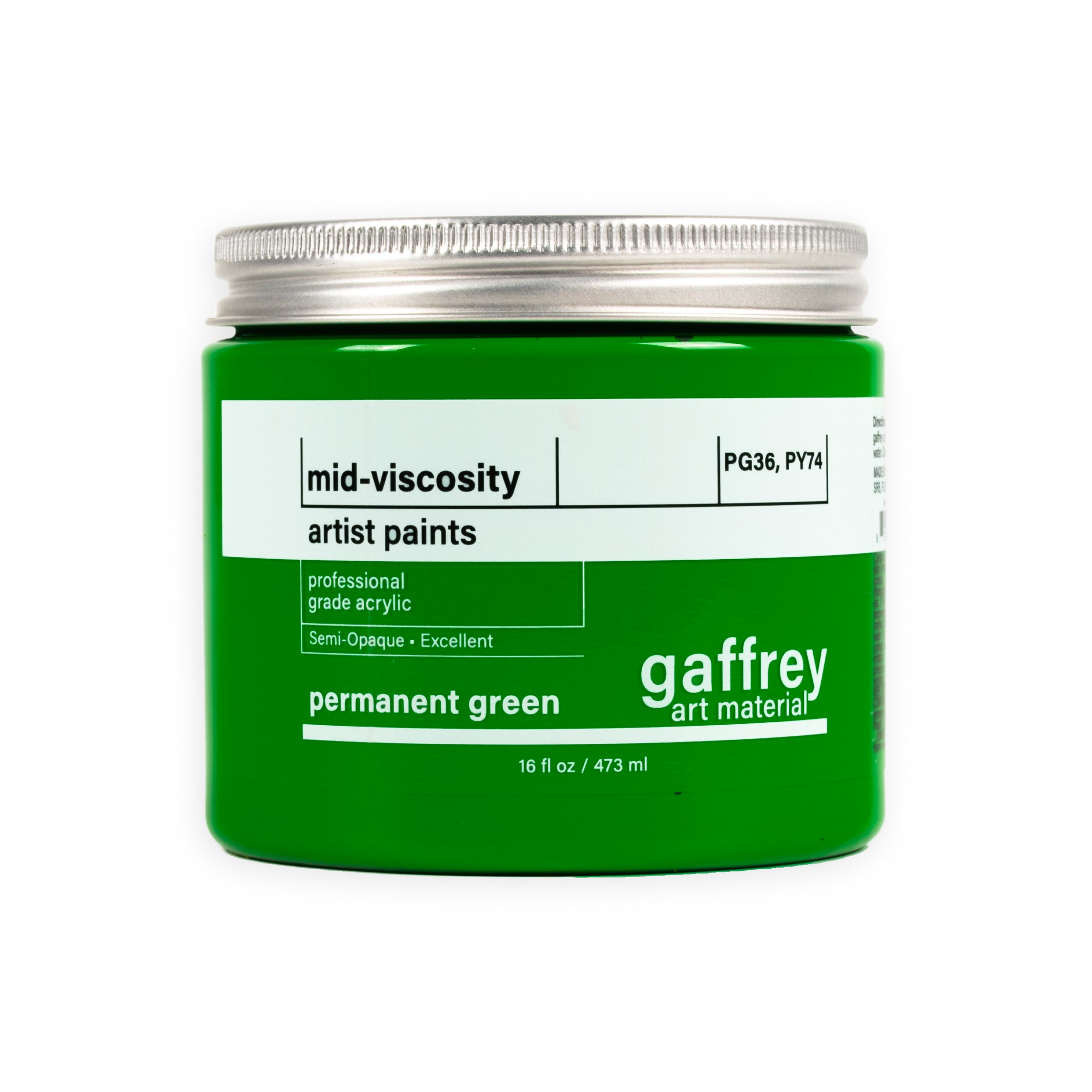 Acrylic Colors Clearance - 16 oz, Jars
