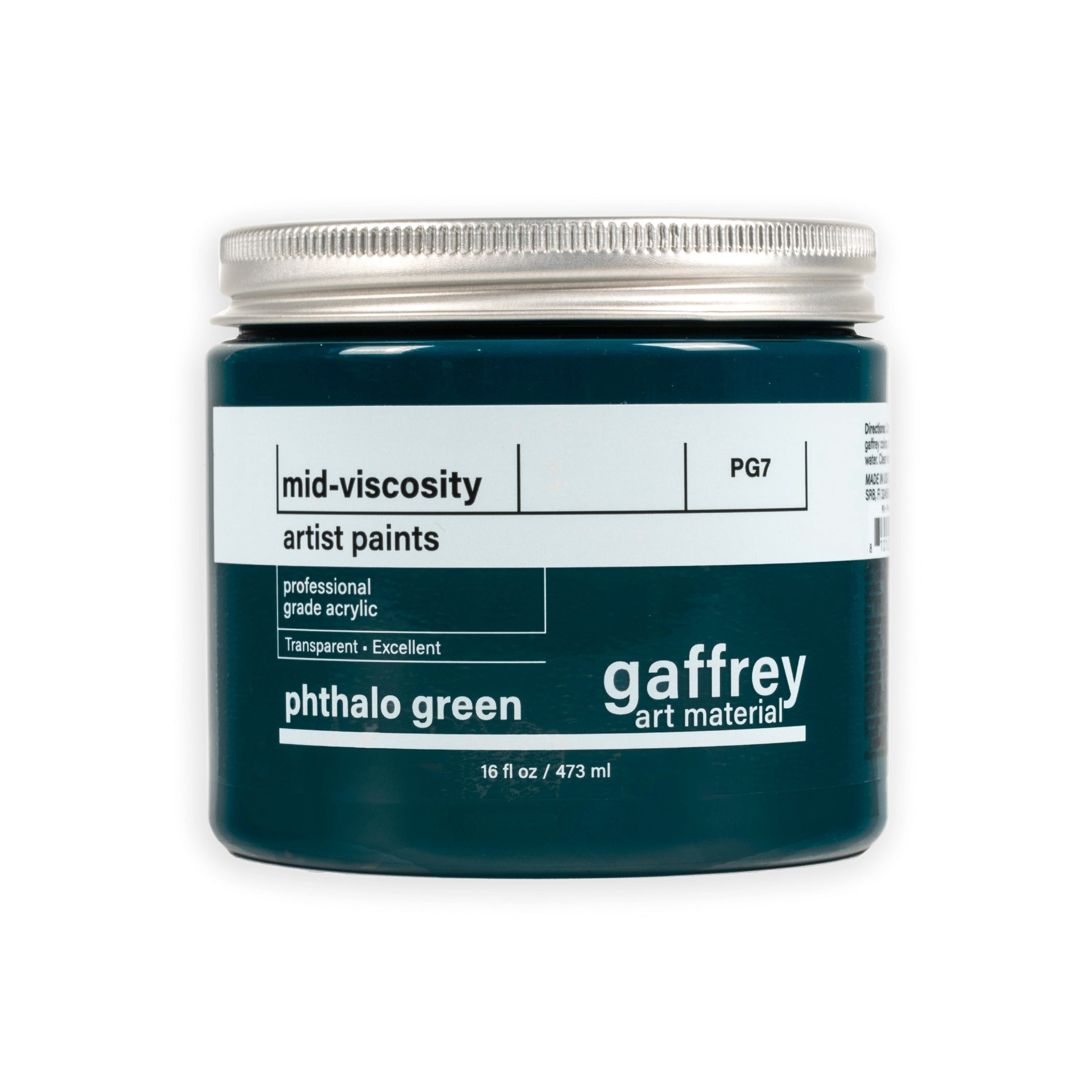Acrylic Colors Clearance - 16 oz, Jars