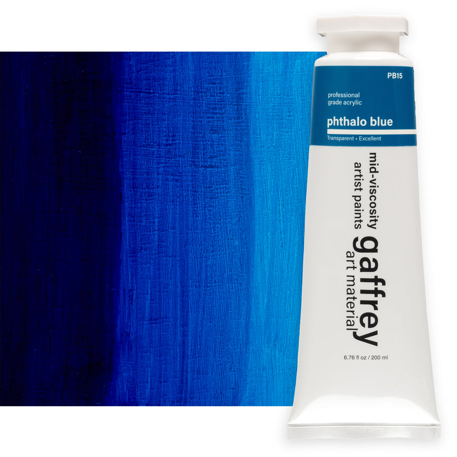 Phthalo Blue Artist Acrylic Paint Gaffrey Art Material