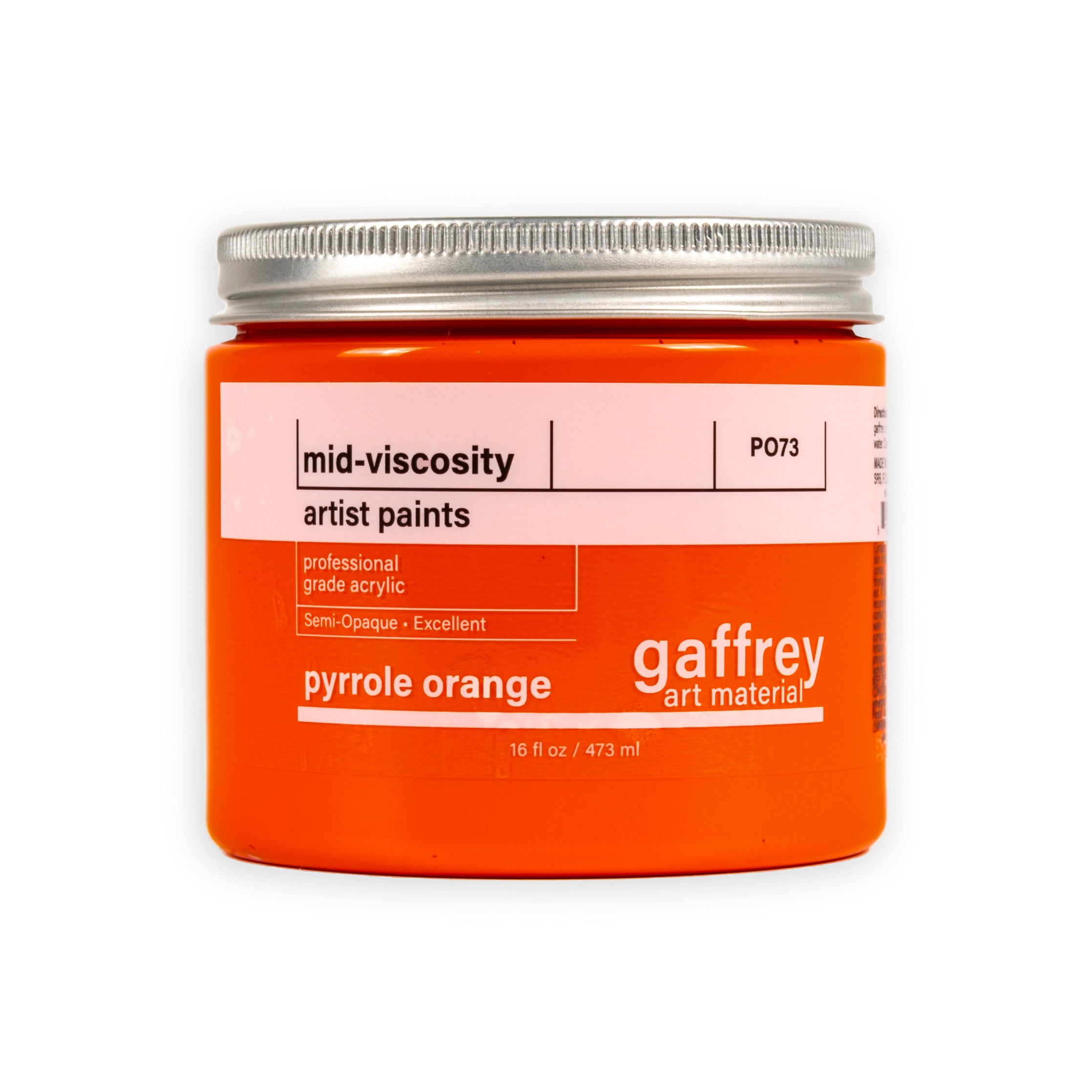 Acrylic Colors Clearance - 16 oz, Jars