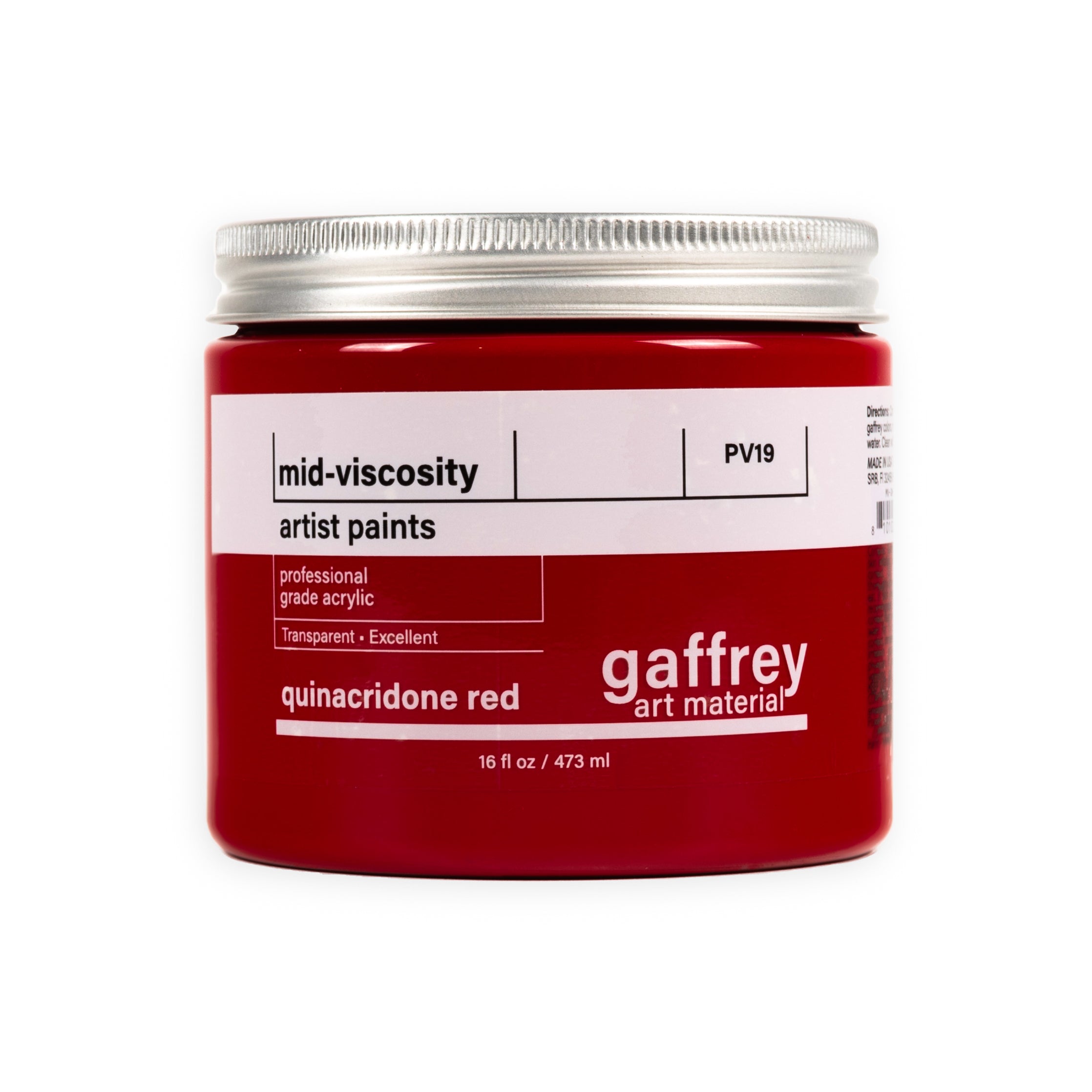 Acrylic Colors Clearance - 16 oz, Jars