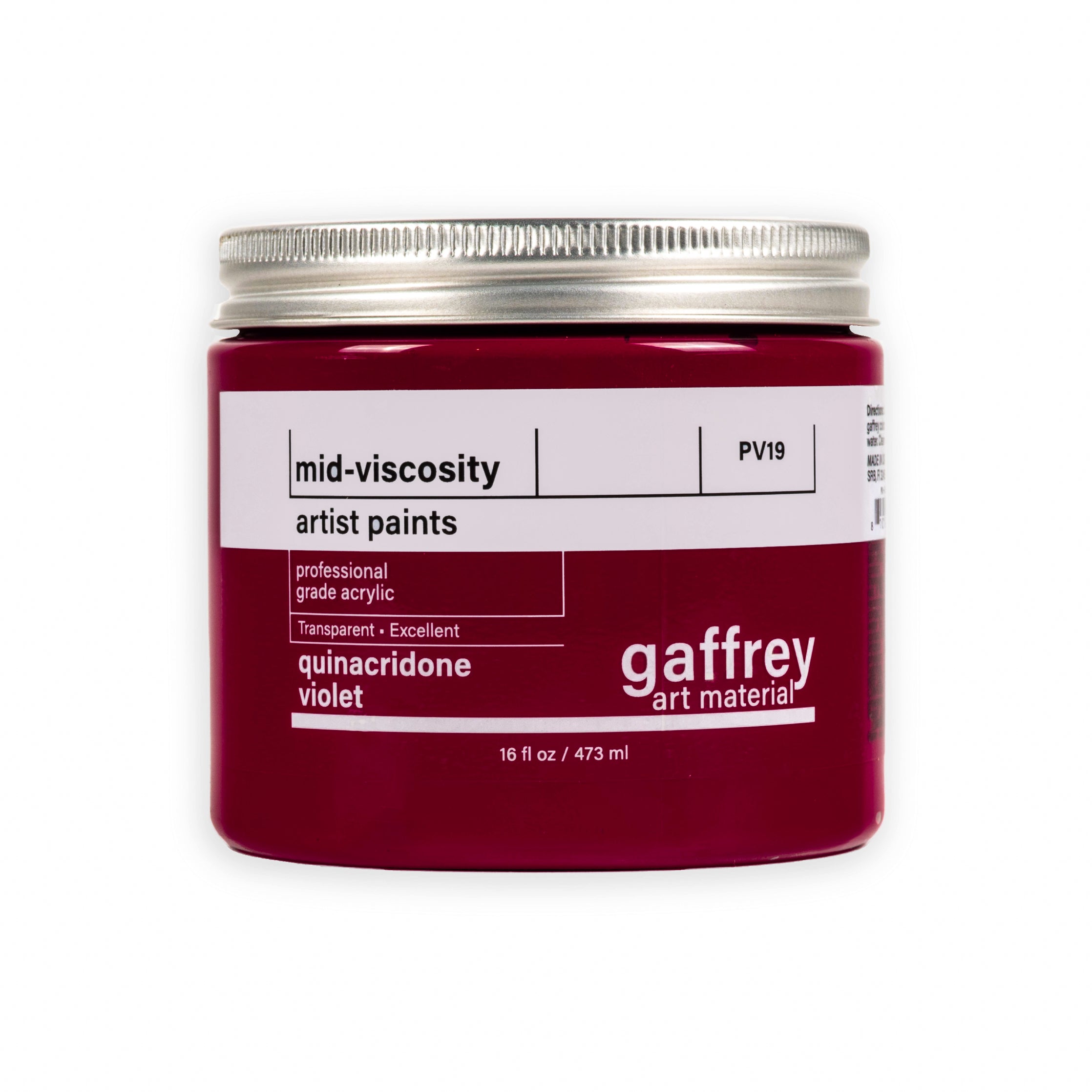 Acrylic Colors Clearance - 16 oz, Jars