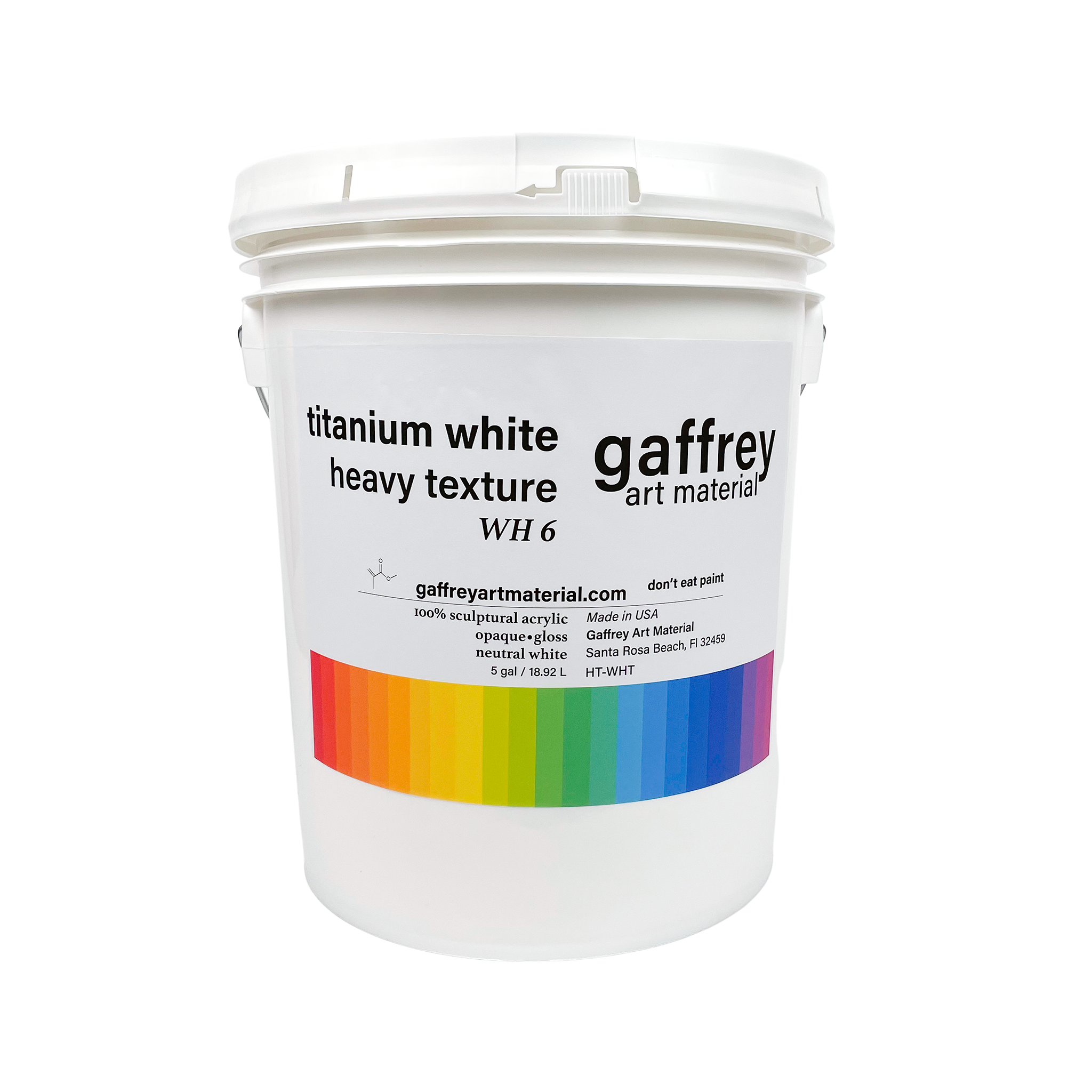 Titanium White Heavy Texture - Gaffrey Art Material