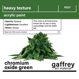 Chromium Oxide Green Heavy Body Texture Acrylic Paint - Gaffrey Art Material