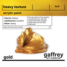 Gold Heavy Texture - Gaffrey Art Material