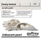 Iridescent Pearl Heavy Texture - Gaffrey Art Material